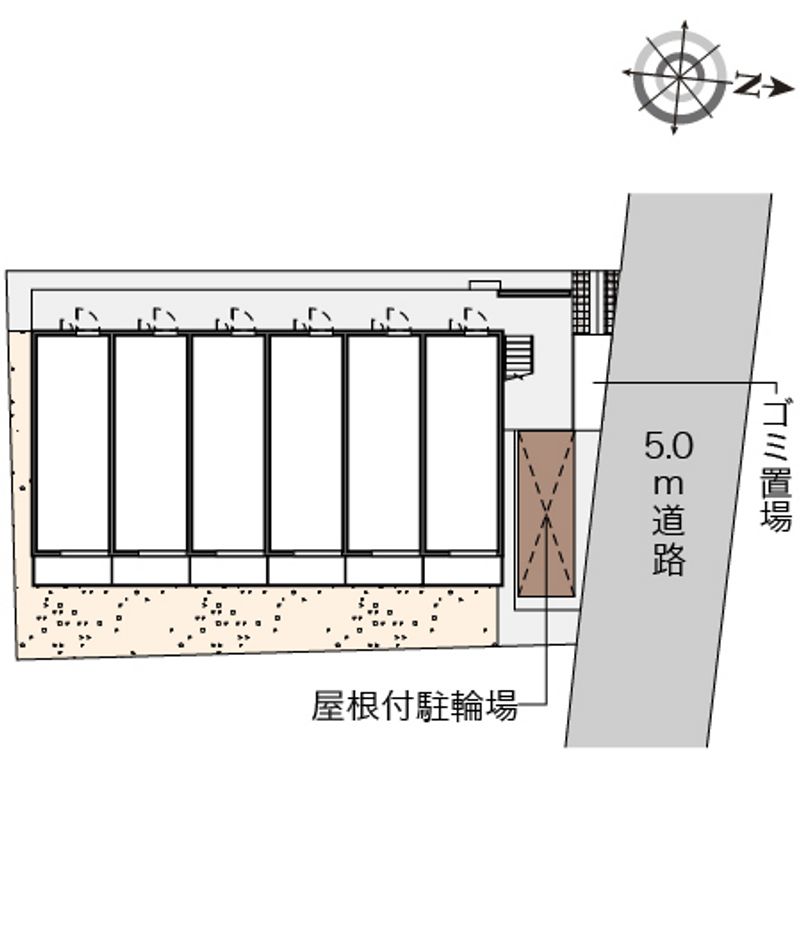 クレイノラギ　下落合 配置図