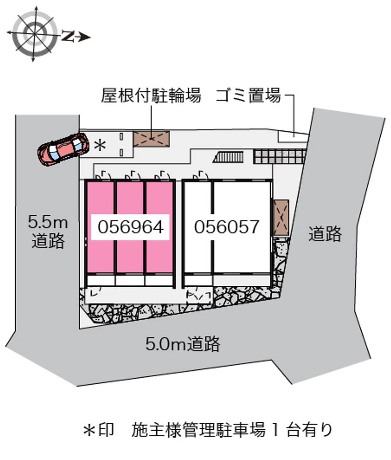 クレイノドエル　大久保Ｂ 配置図