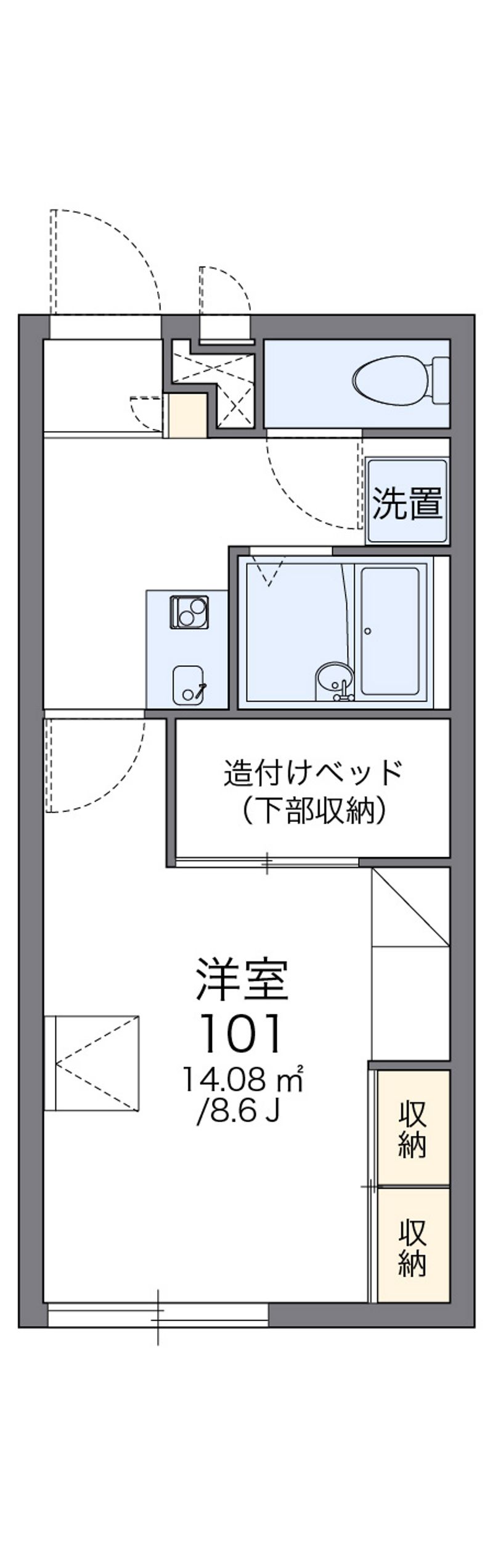 レオパレスＳＭＩＬＥ 間取図