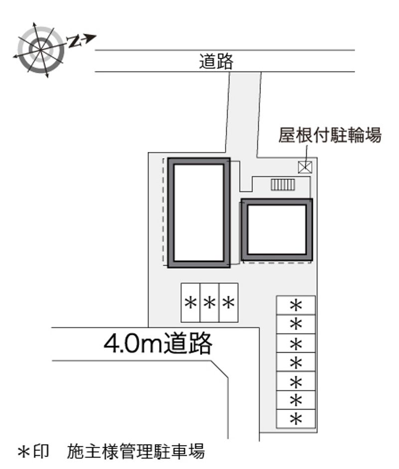 レオパレス若葉 配置図