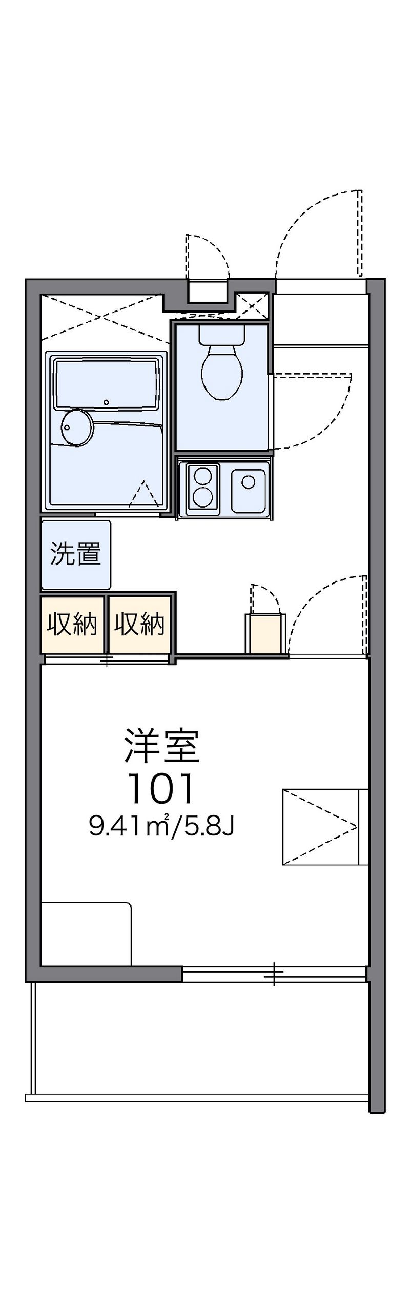 レオパレスＲｅｖｅＭａｉｓｏｎ 間取図