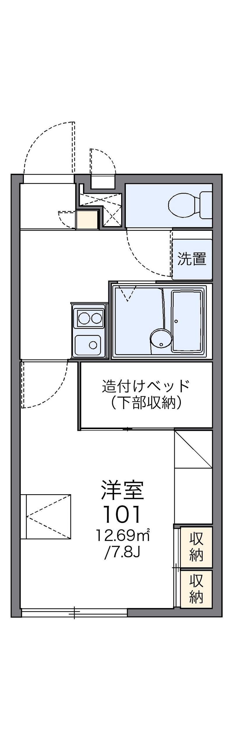 レオパレスＴ　ＵＰジョイ 間取図