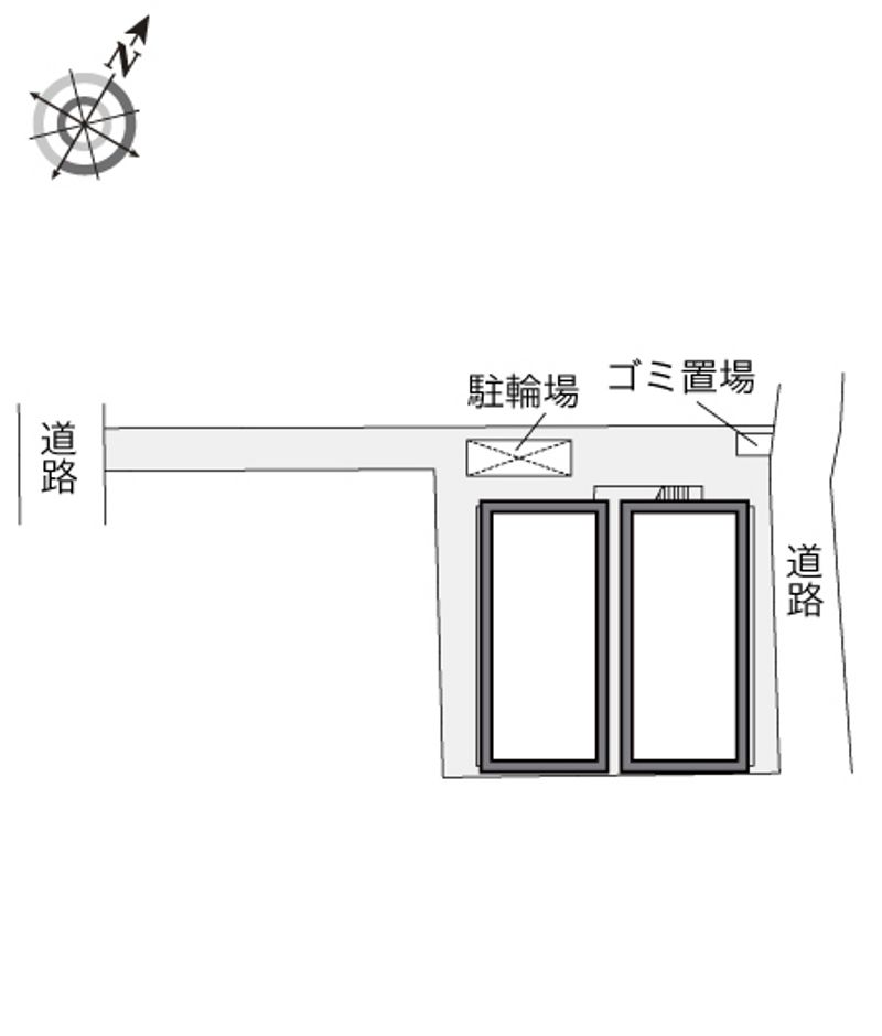 レオパレスエトワール田園調布 配置図