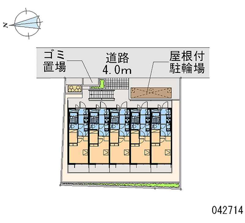 レオパレスヴェラ　コート 区画図