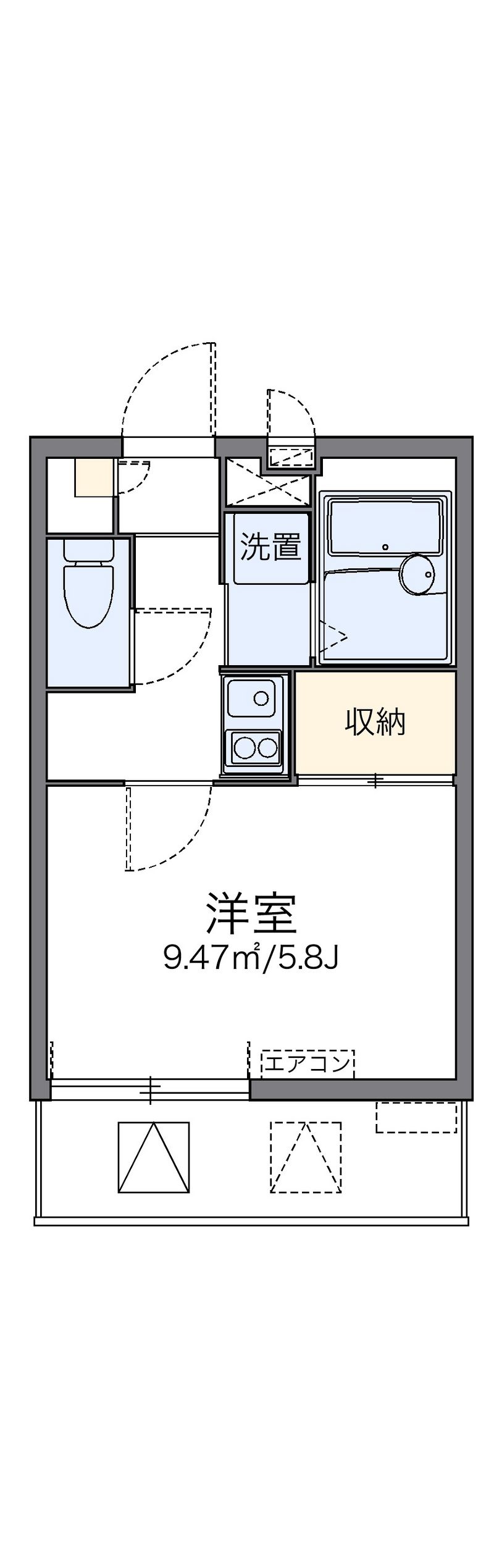 leopalace Parfait Amour Kitazawa 户型图