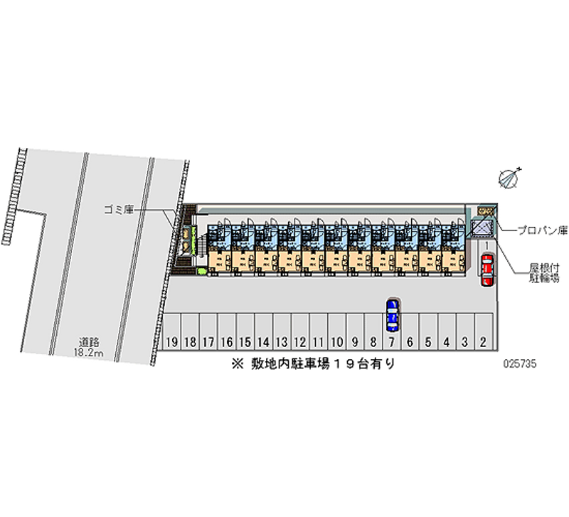 25735 Monthly parking lot