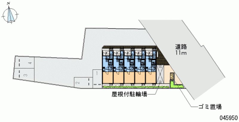 レオネクストサザンガーデン寺田 区画図