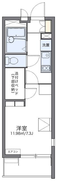 レオパレス扇 間取り図