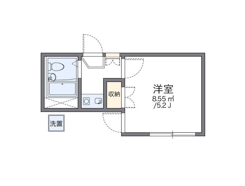 レオパレスＭ・上石神井 間取図
