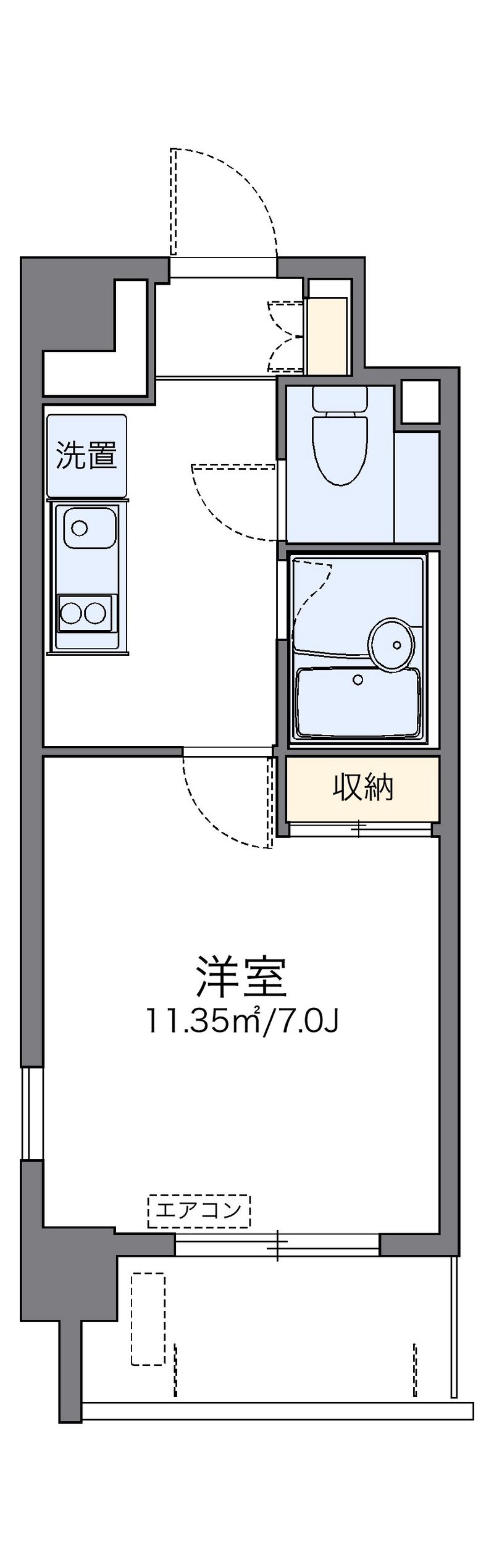 LEONEXT Naha Nishi Kouko Mae Floor plan