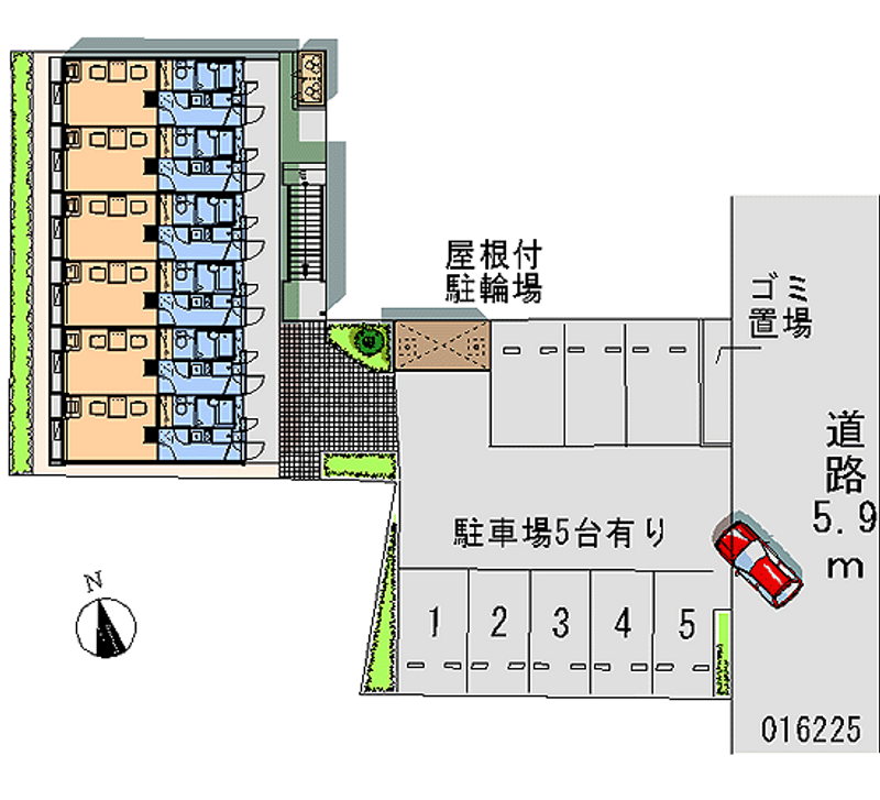 レオパレスアメニティ龍禅寺 月極駐車場