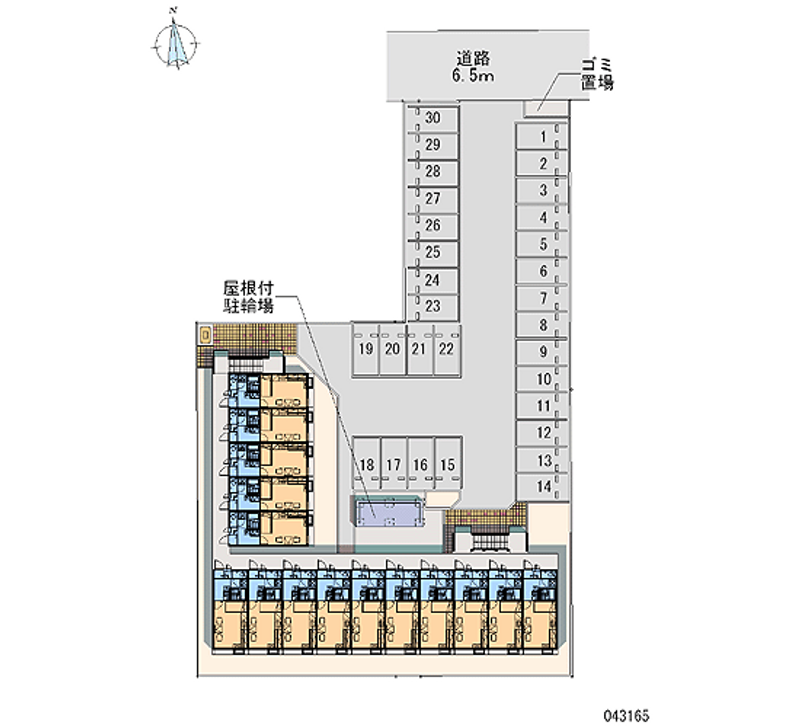 43165 Monthly parking lot