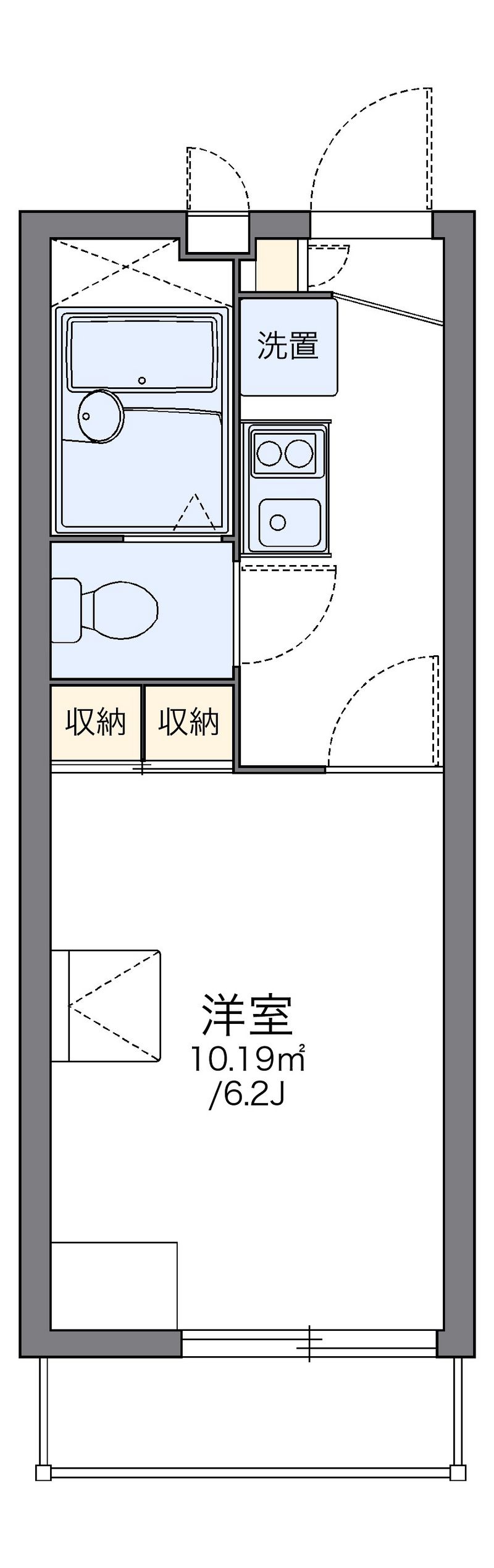 レオパレスＧＡＩＡ 間取図