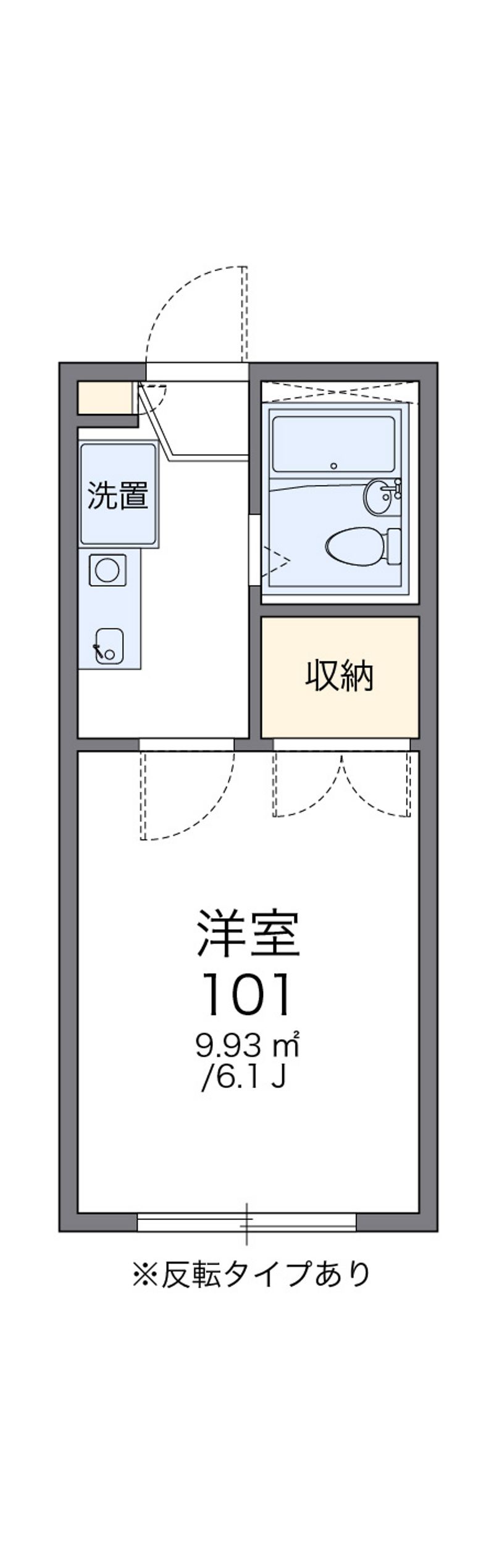 レオパレスビレッジ光が丘参番館 間取図