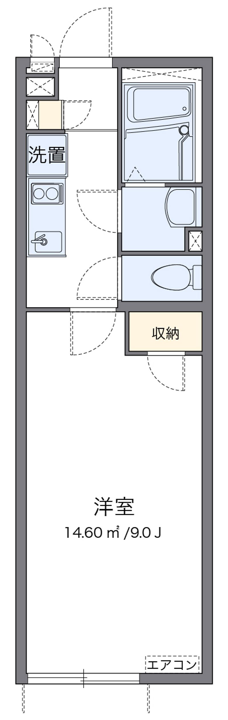 クレイノテラスハウス 間取図