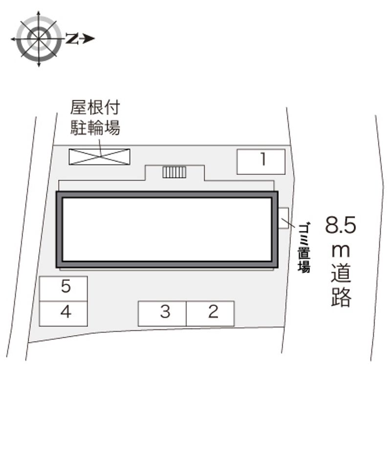 レオパレス飛鳥　戸塚 配置図