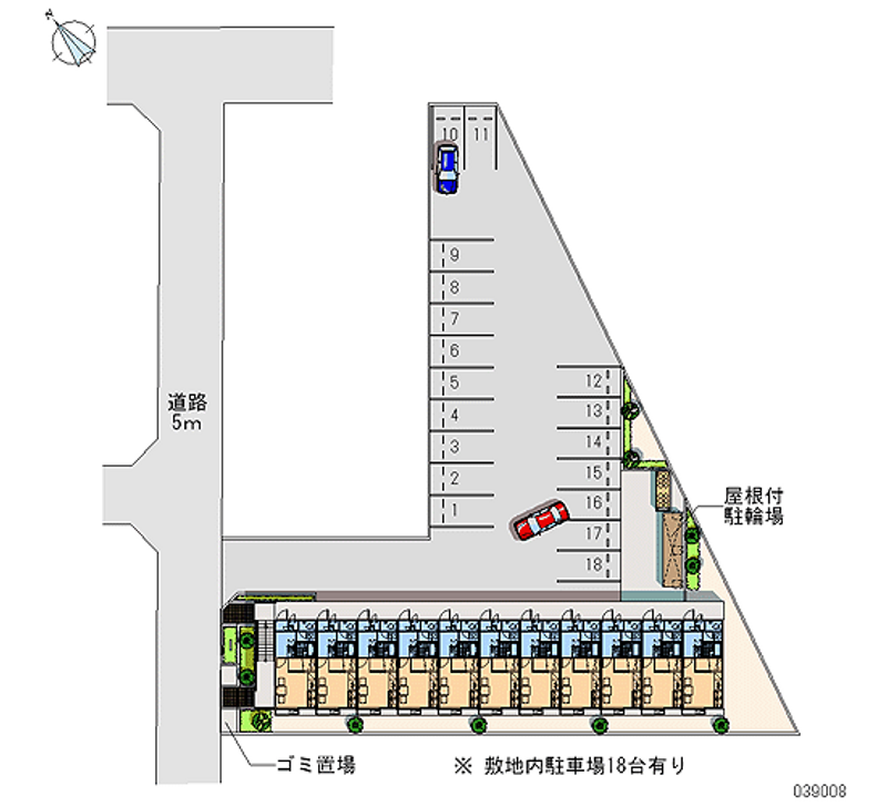 39008 Monthly parking lot