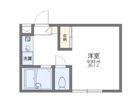 レオパレス篭山西 間取り図