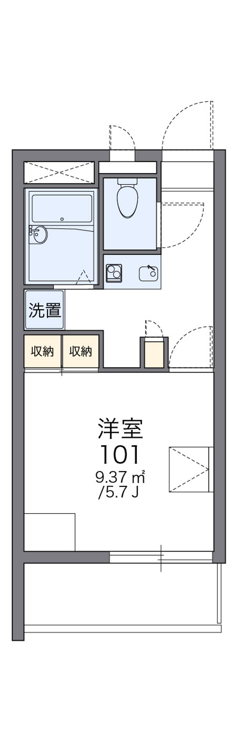 レオパレスシュテルン 間取図