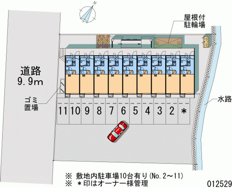 12529月租停车场