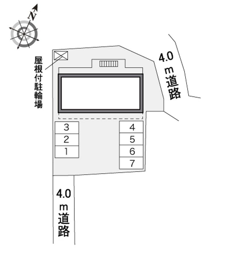 レオパレス樺凛 配置図