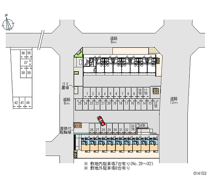 14153 Monthly parking lot