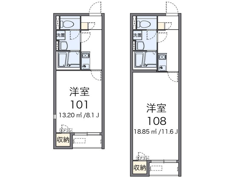 レオネクストＹＡＭＡＤＡⅡ 間取図