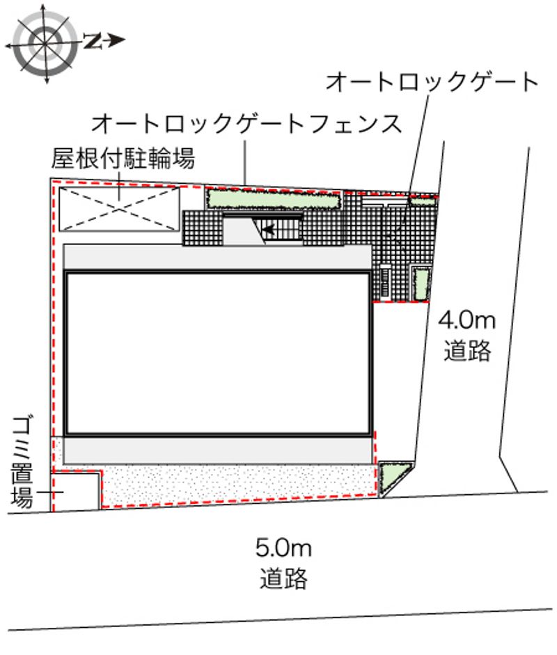 レオパレスケー　ファイブ 配置図