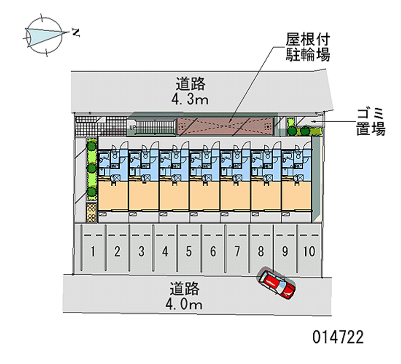 レオパレスＴＨ 区画図