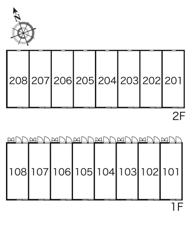 レオパレスＡｍｉｇｏ 間取配置図