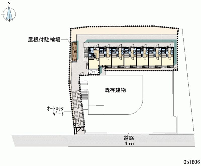 レオパレスヴィラ　ゼルコバ 区画図