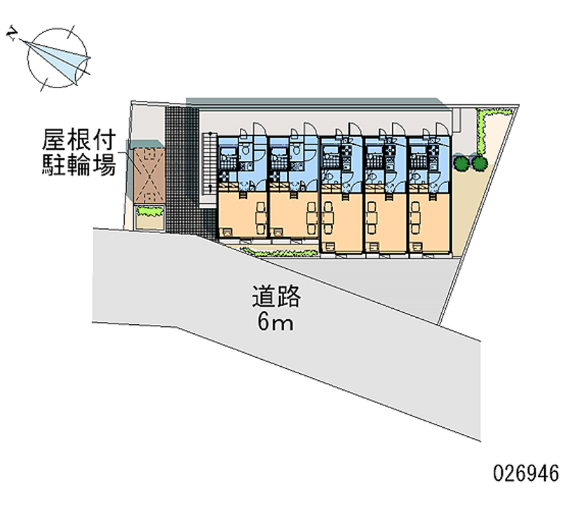 レオパレスＨＩＮＯ 区画図