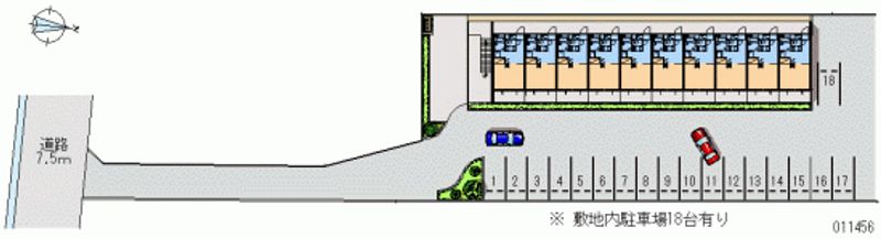 レオパレスビアンカ 月極駐車場