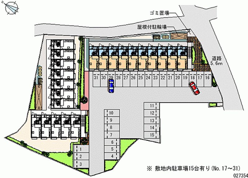 27354 Monthly parking lot