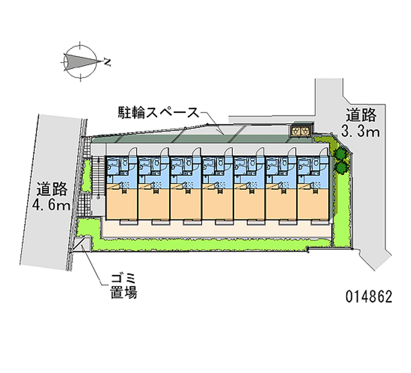 レオパレス小路 区画図