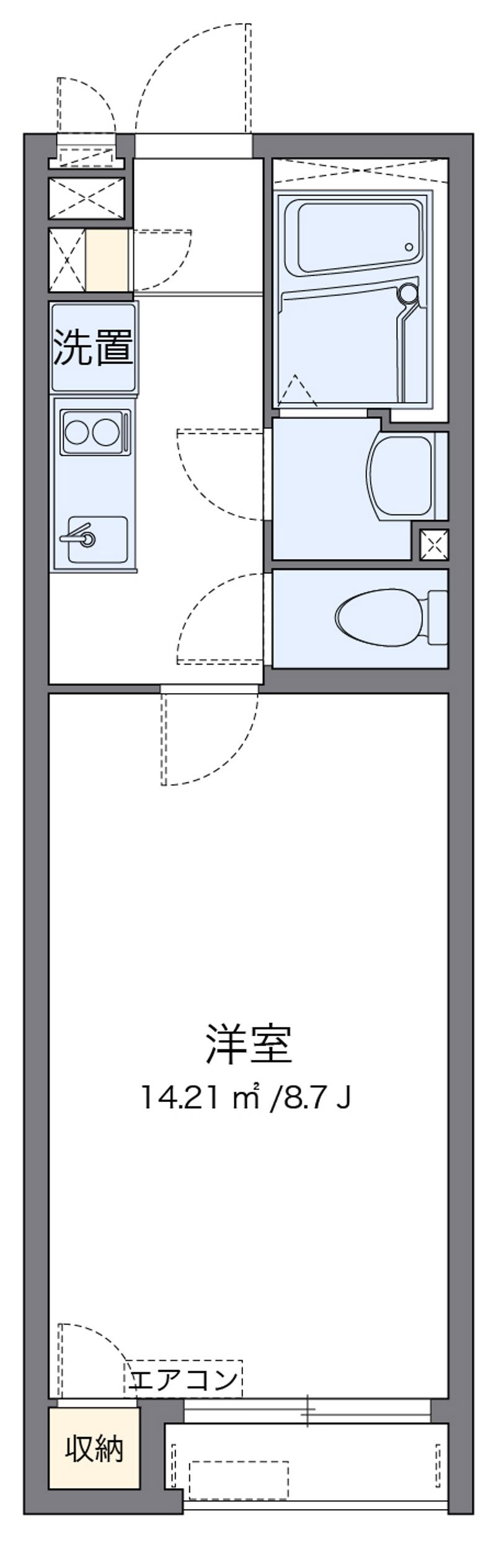 クレイノサイドサラウンド 間取図
