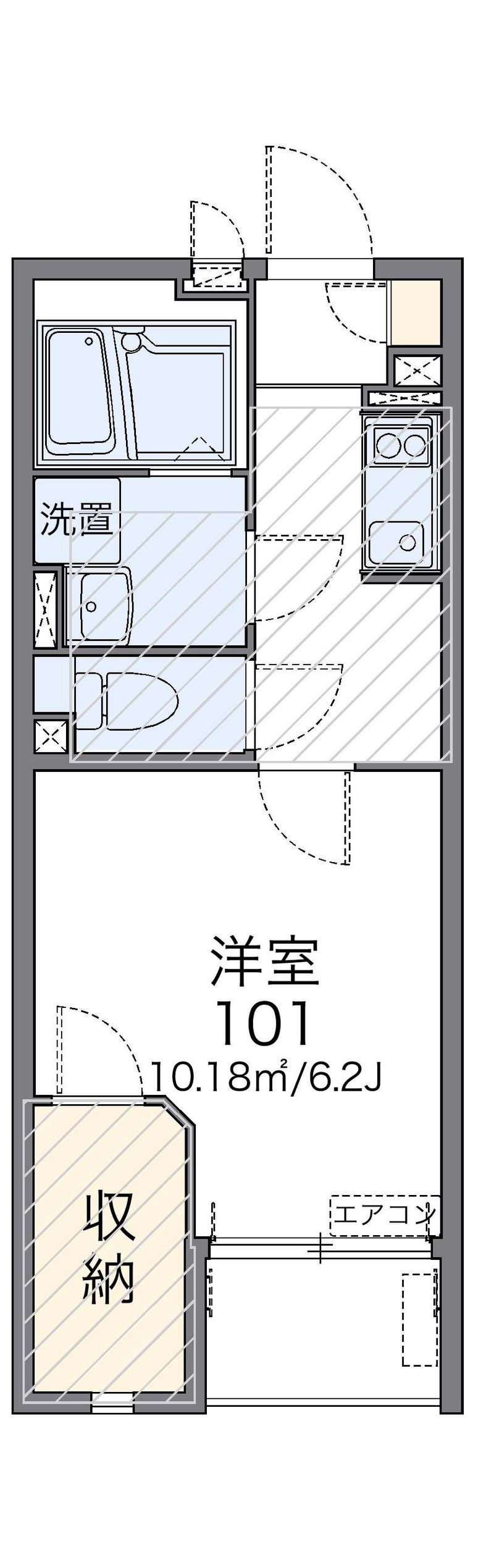 レオネクスト呉松Ⅱ 間取図