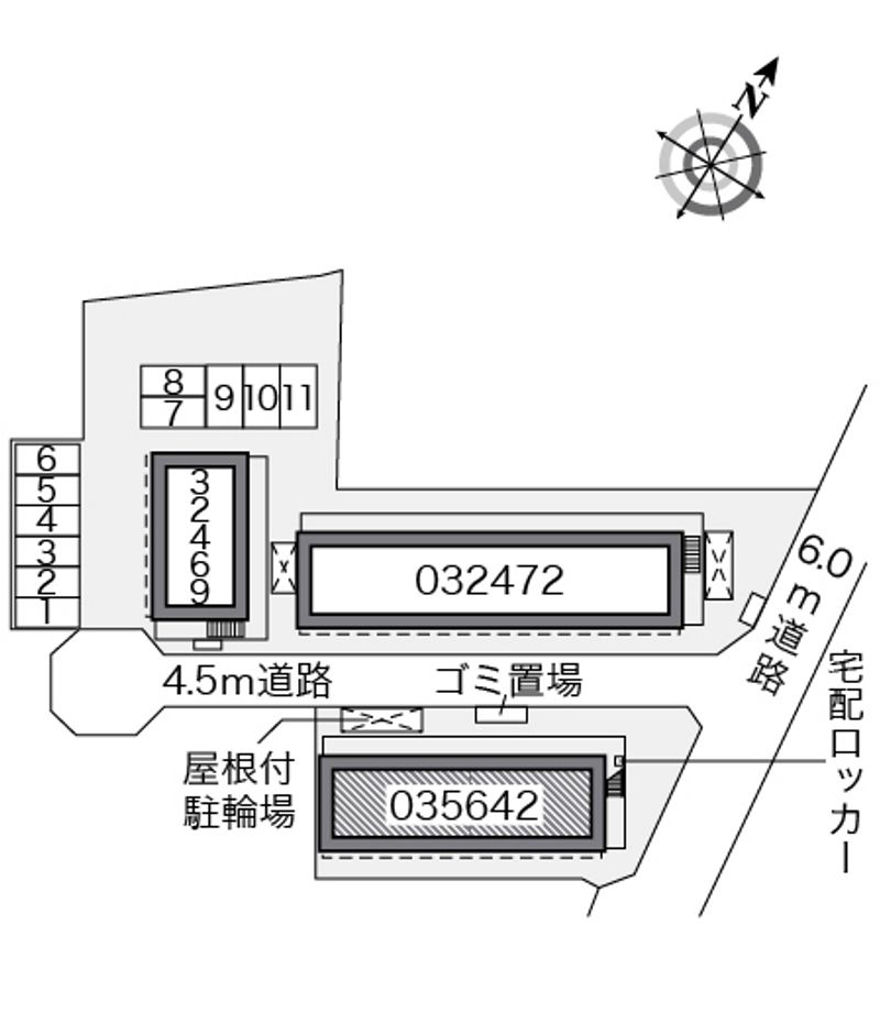 レオパレスベルピーノ 配置図