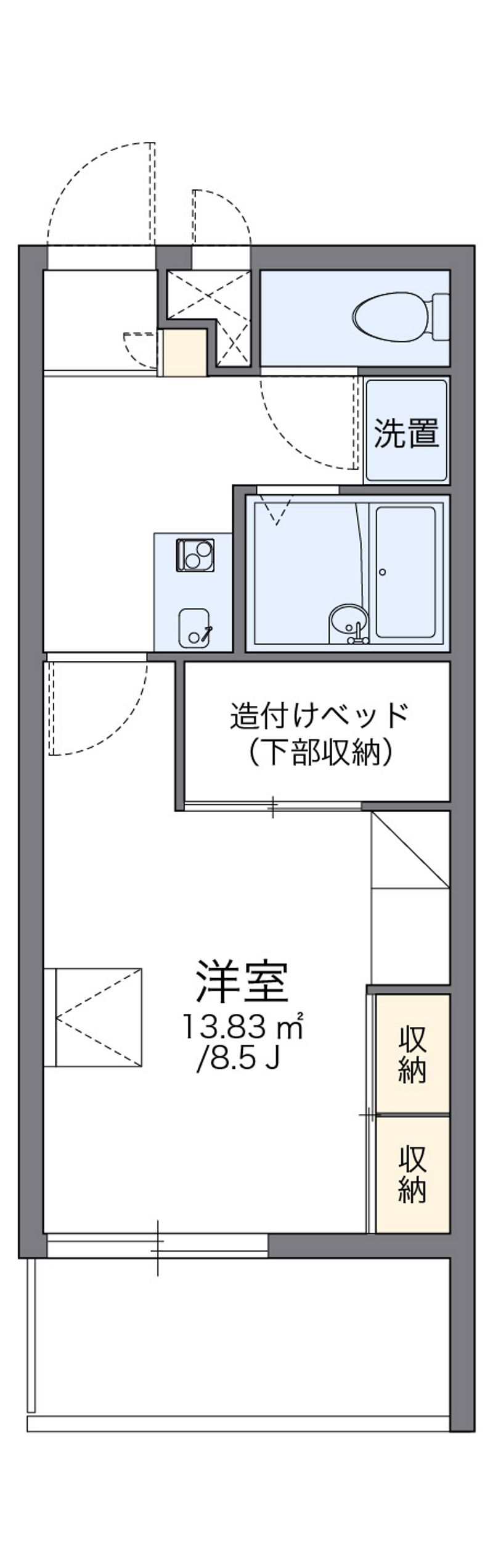 レオパレス楚辺 間取図