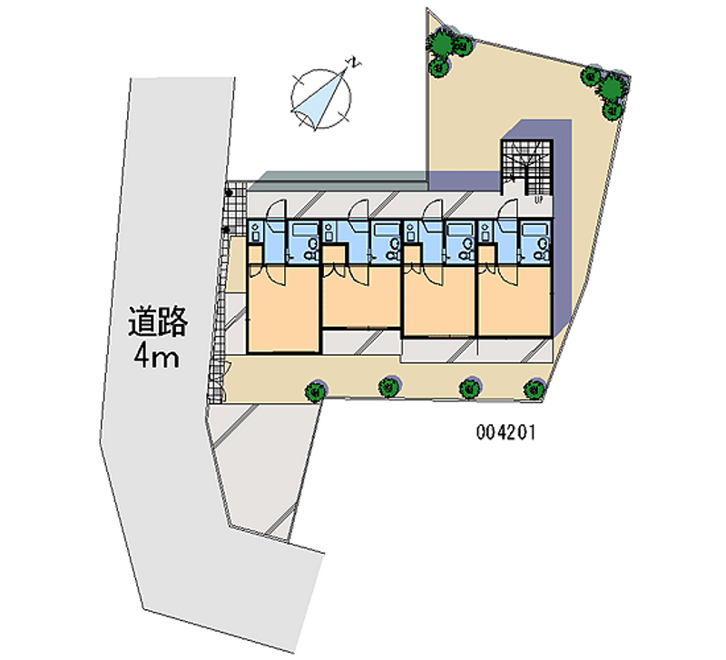 レオパレス堀切 区画図
