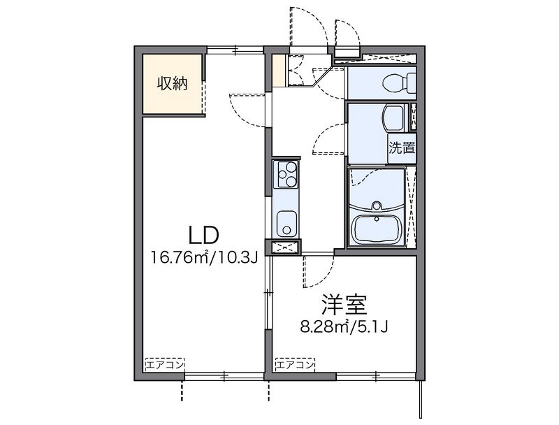レオネクストＯＨＡＮＡ 間取図
