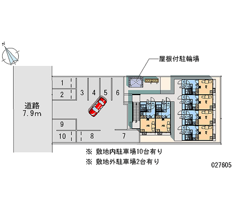 27605 Monthly parking lot