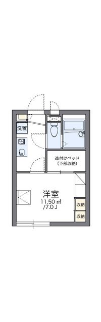 レオパレスＭ．Ｔｒｅｅ　Ⅲ 間取り図