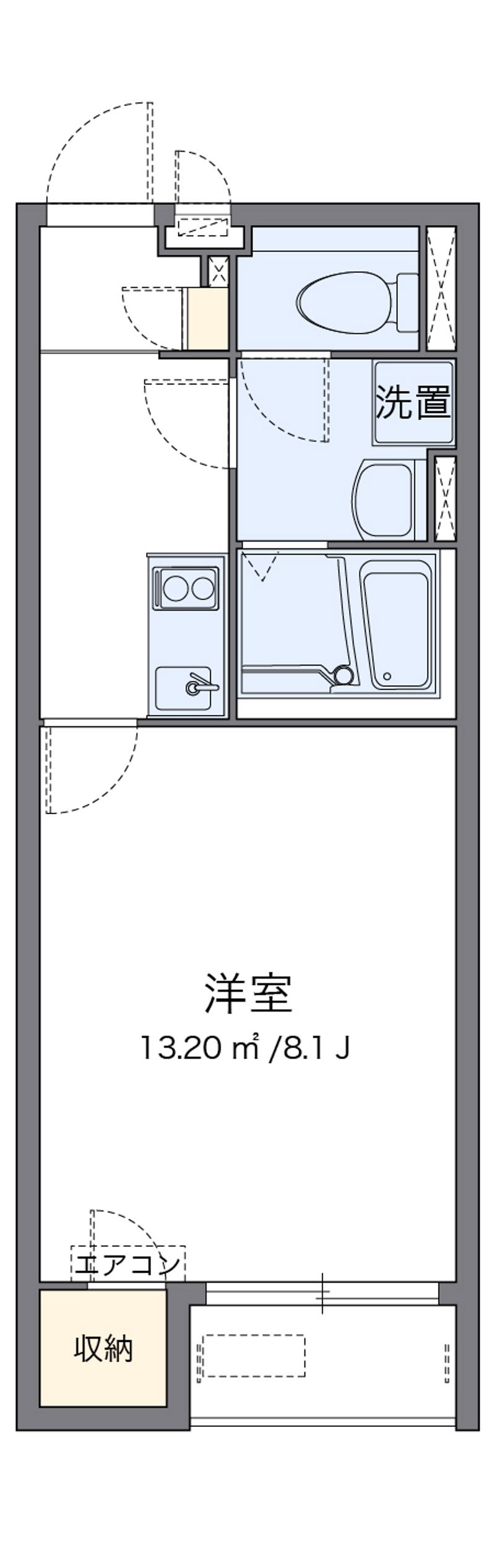 クレイノシュライブ宮内 間取図