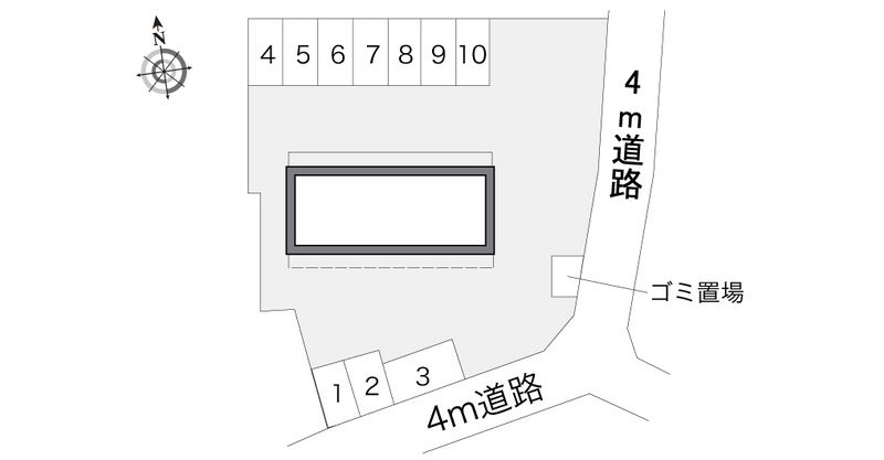 レオパレスマルヨⅢ 駐車場