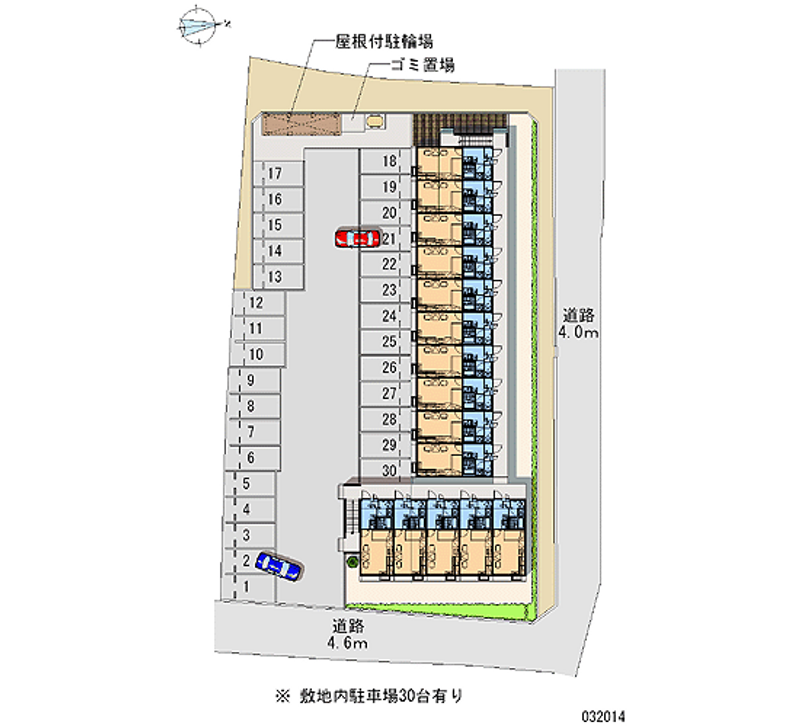 32014 Monthly parking lot