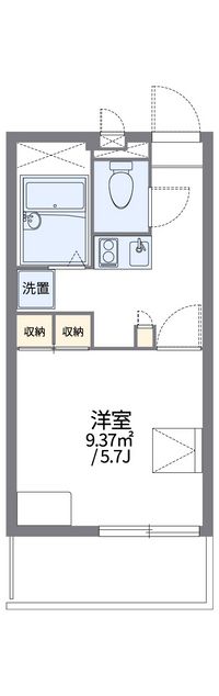 レオパレスユズ 間取り図