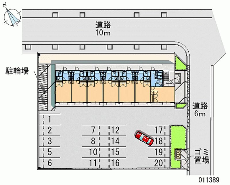 11389 Monthly parking lot