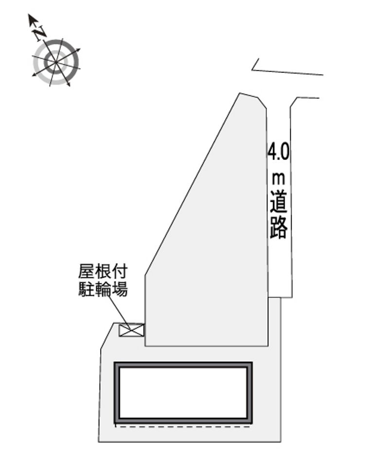 レオパレスシャンテＣ 配置図
