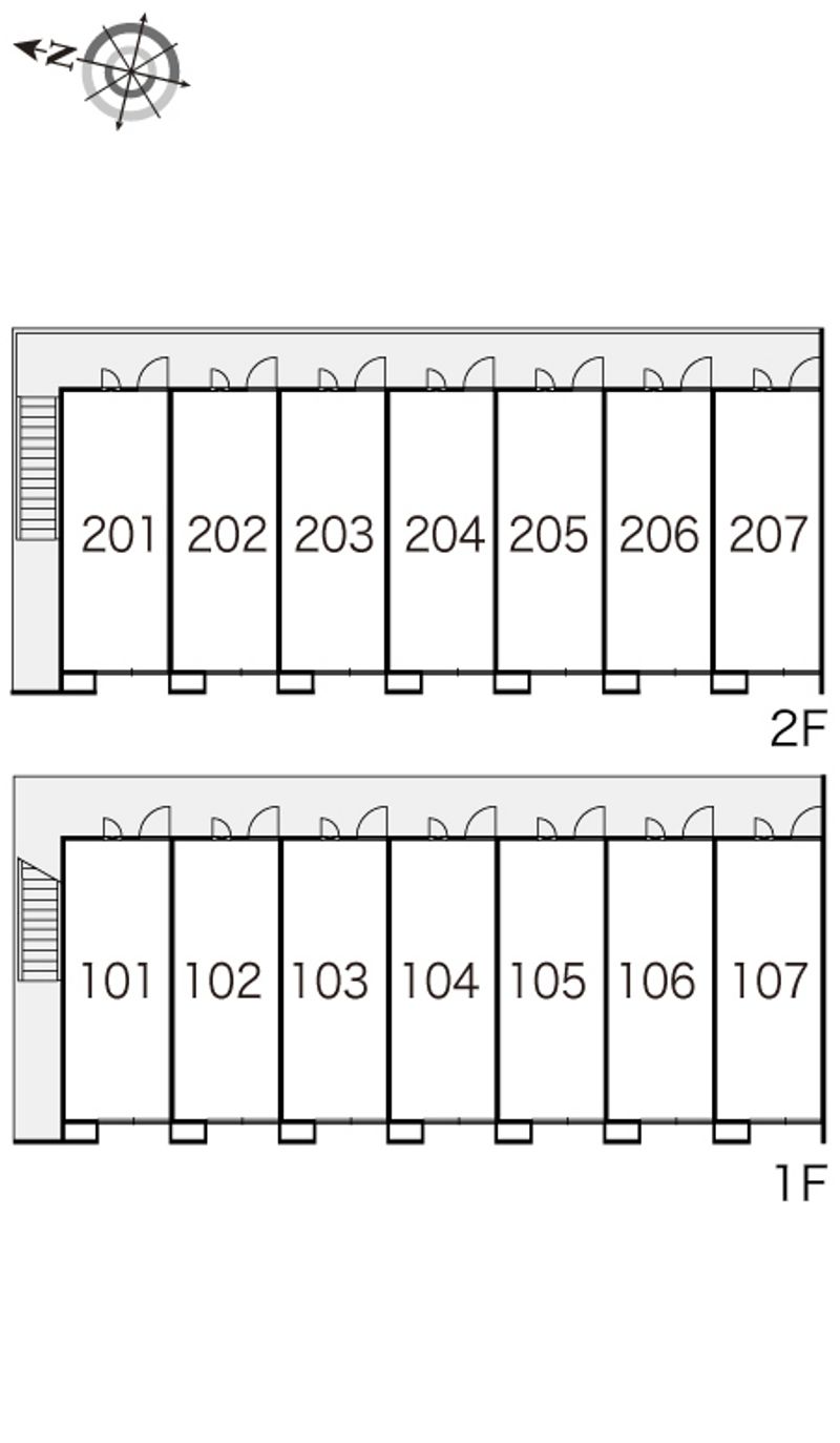 レオパレスエスペランサ 間取配置図
